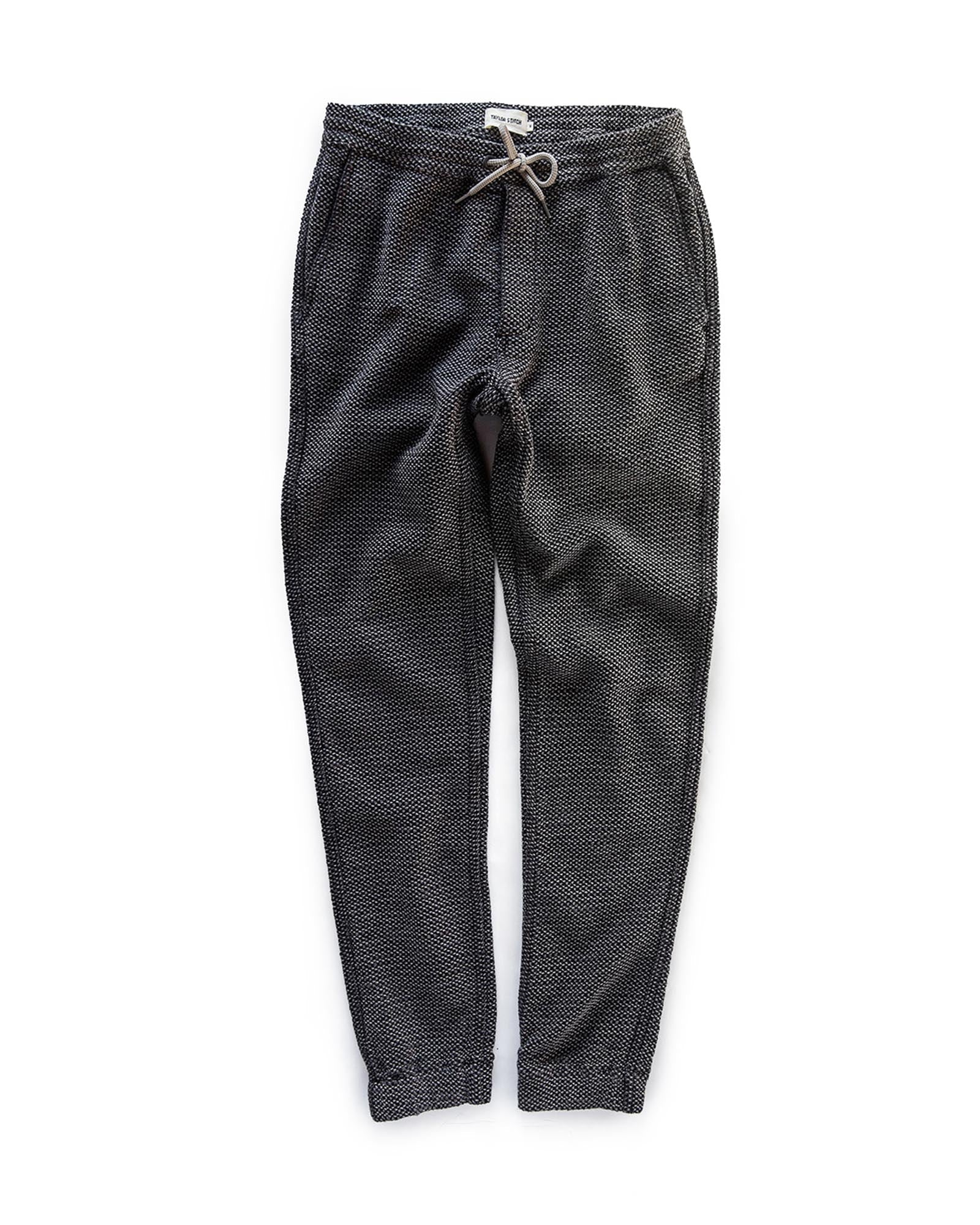 The Apres Pant in Charcoal Sashiko
