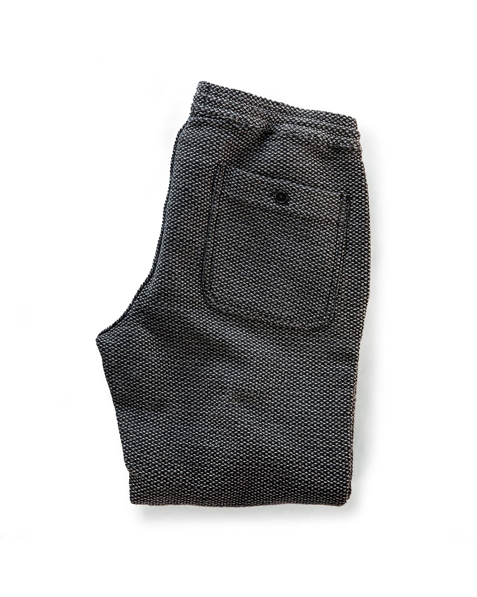 The Apres Pant in Charcoal Sashiko