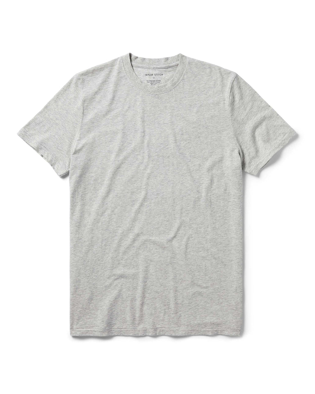 The Cotton Hemp Tee in Heather Grey