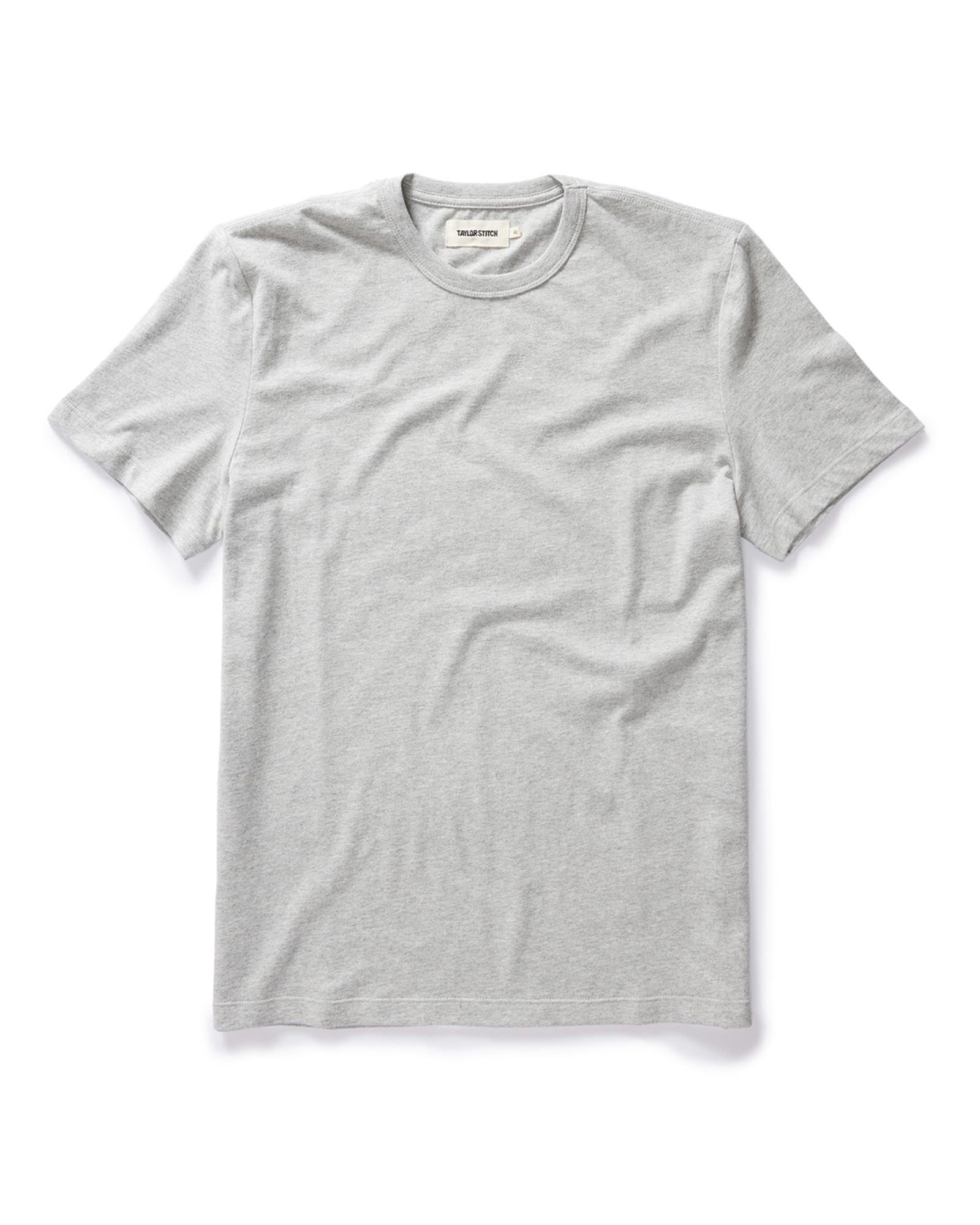 The Organic Cotton Tee in Heather Grey