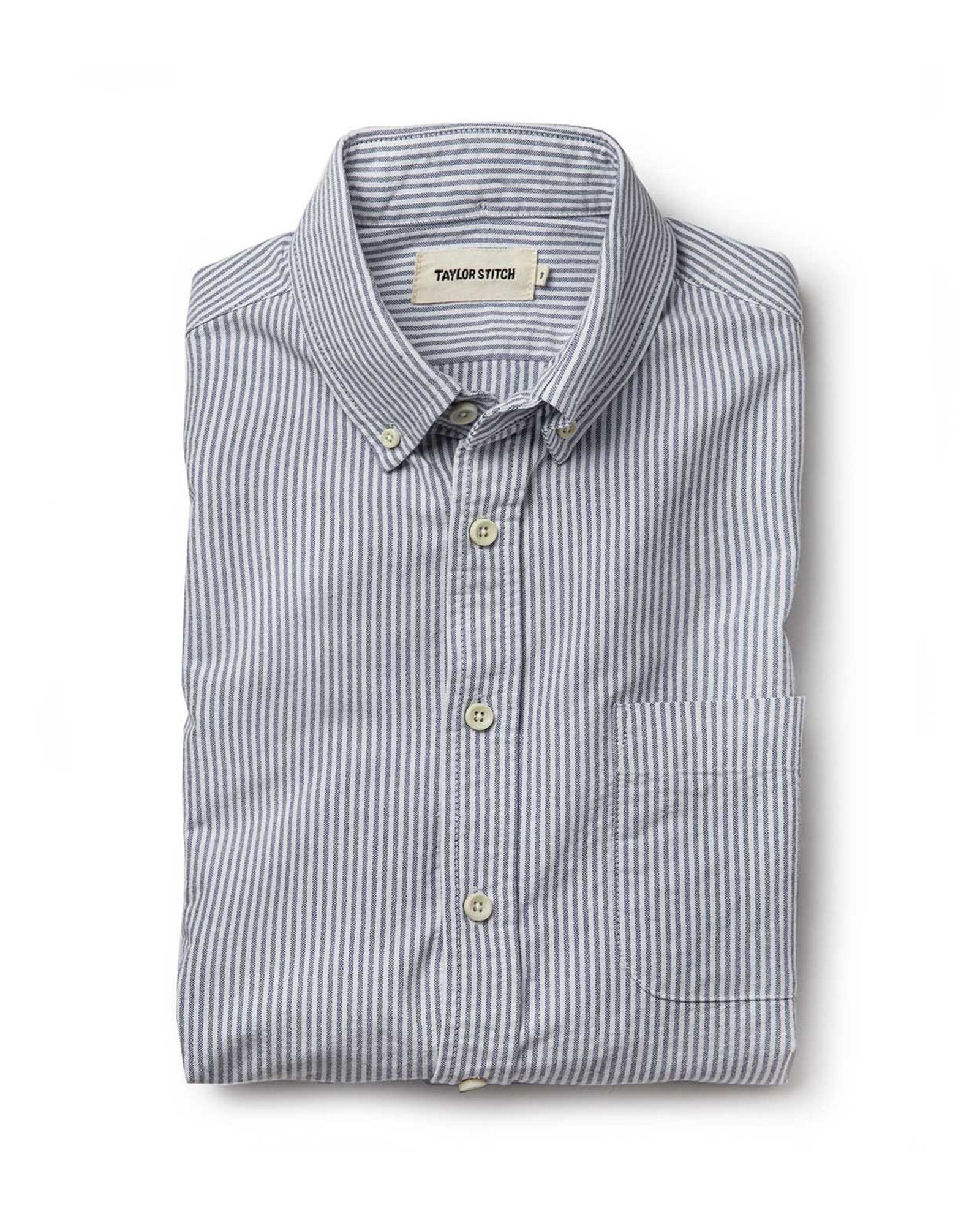 The Jack in Navy University Stripe Everyday Oxford