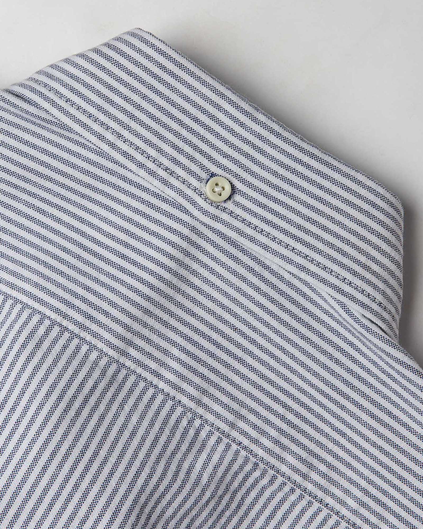 The Jack in Navy University Stripe Everyday Oxford