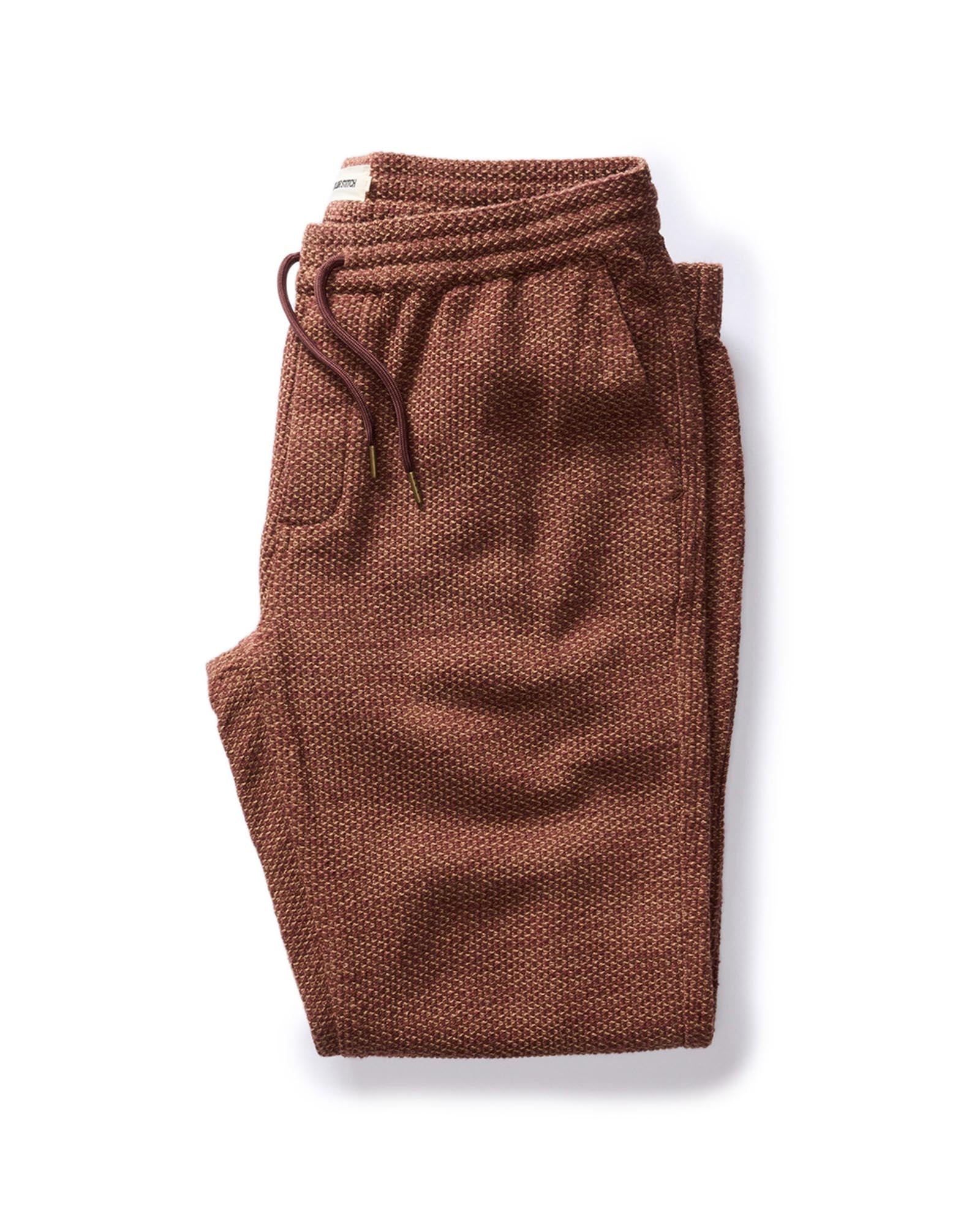 The Apres Pant in Black Cherry Sashiko
