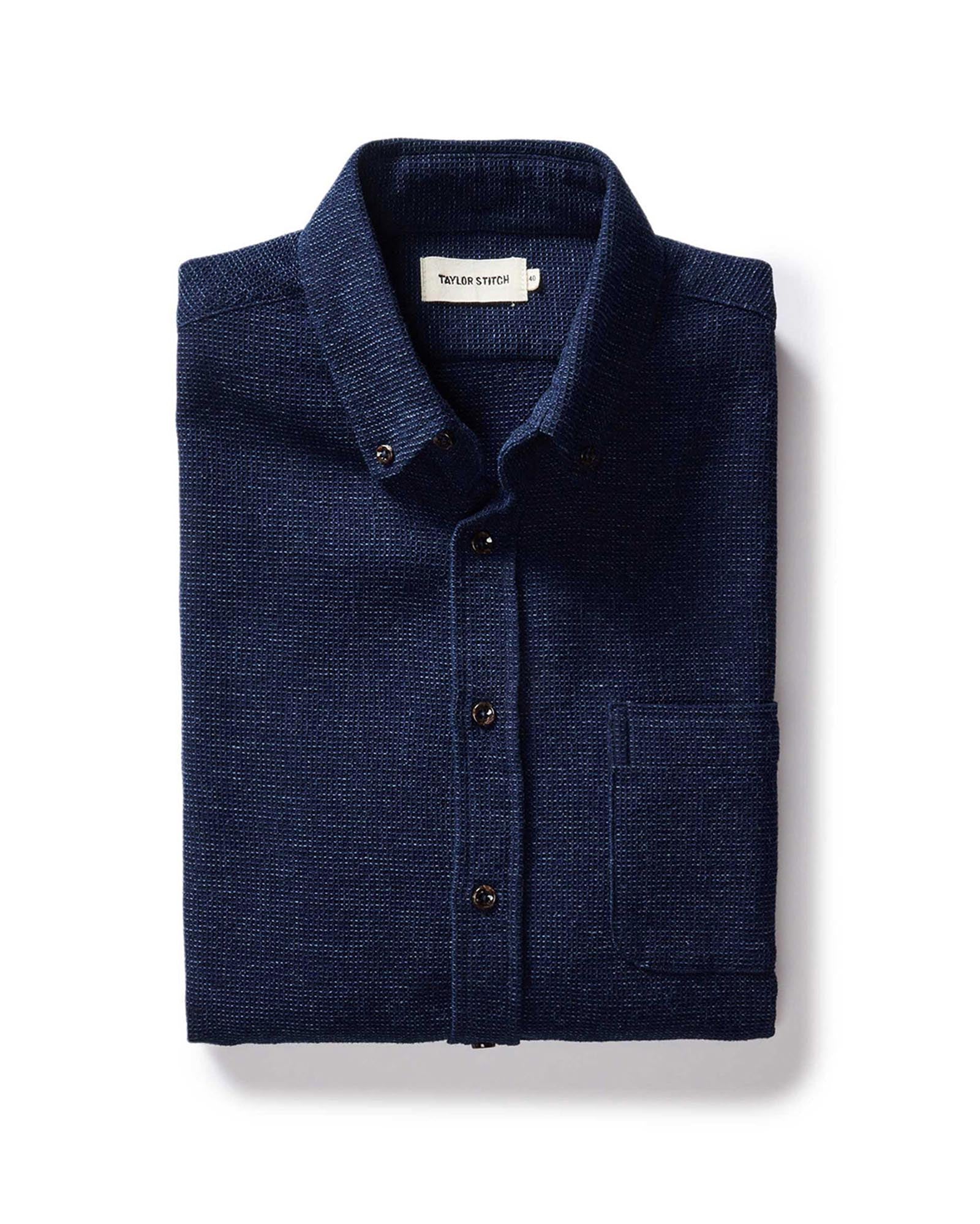 The Jack in Rinsed Indigo Waffle