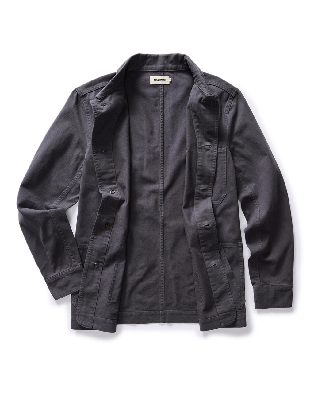 The Ojai Jacket in Organic Charcoal Foundation Twill