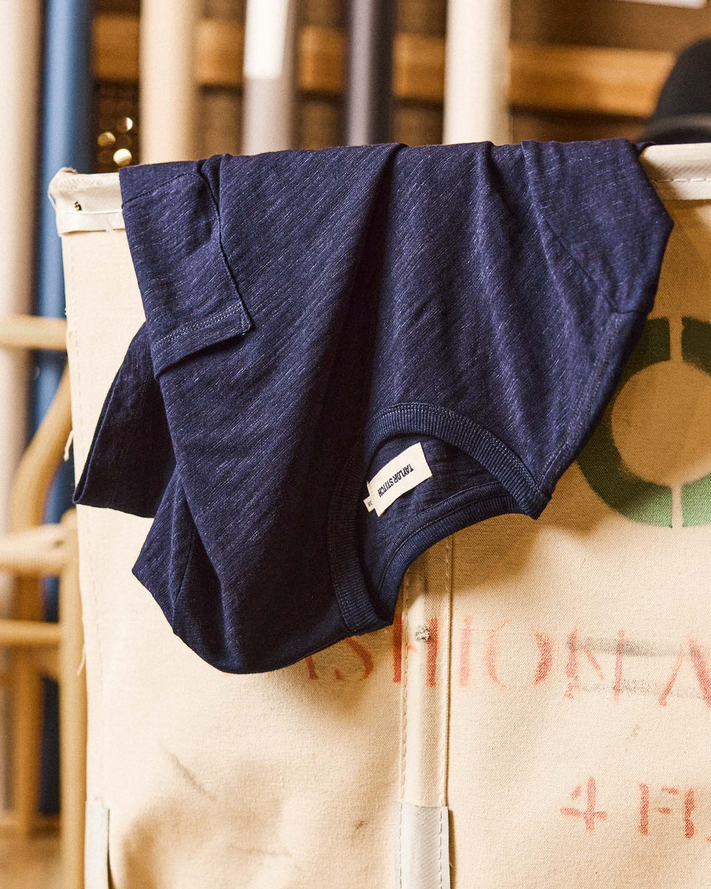 The Organic Cotton Tee in Rinsed Indigo