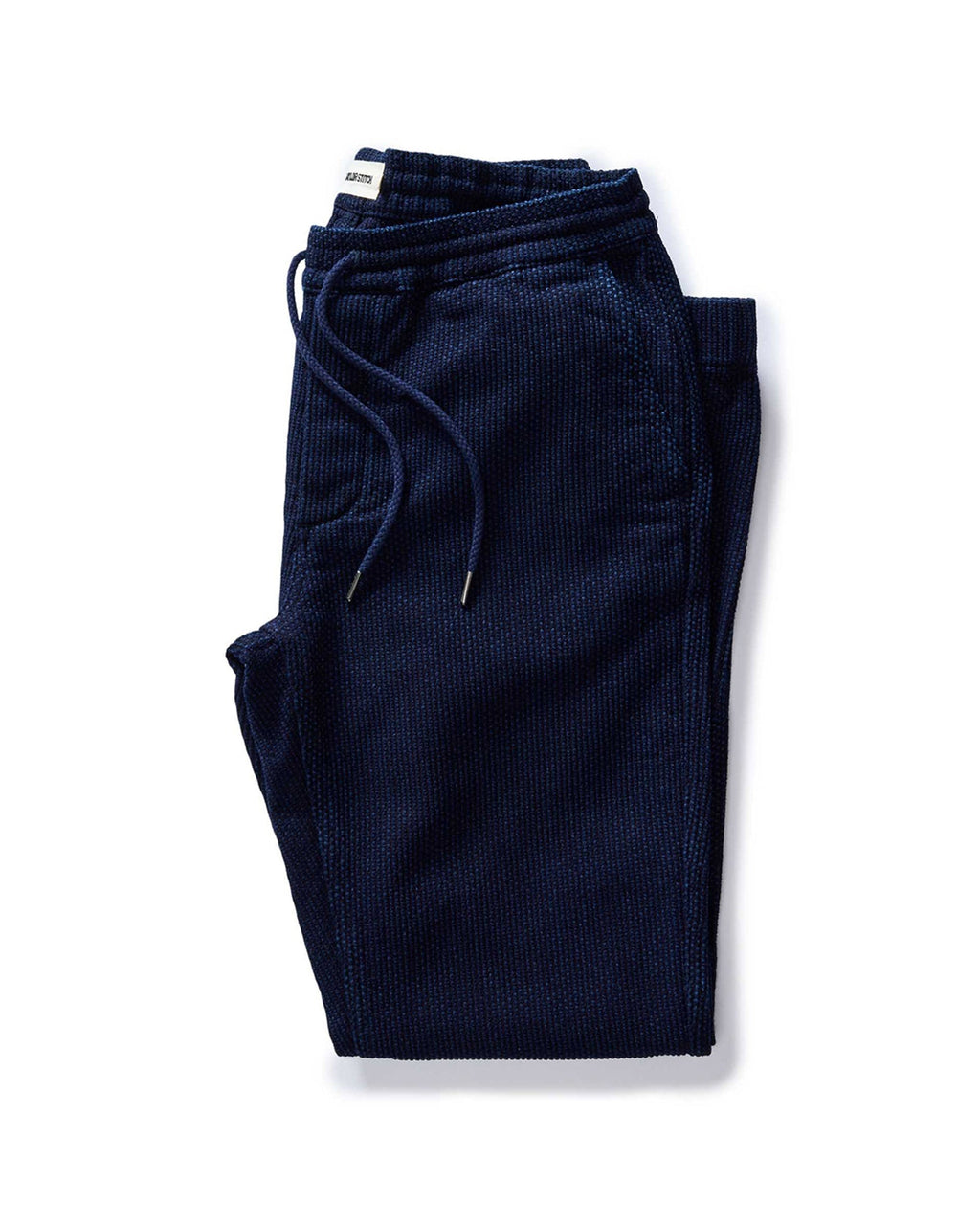 The Apres Pant in Rinsed Indigo Sashiko