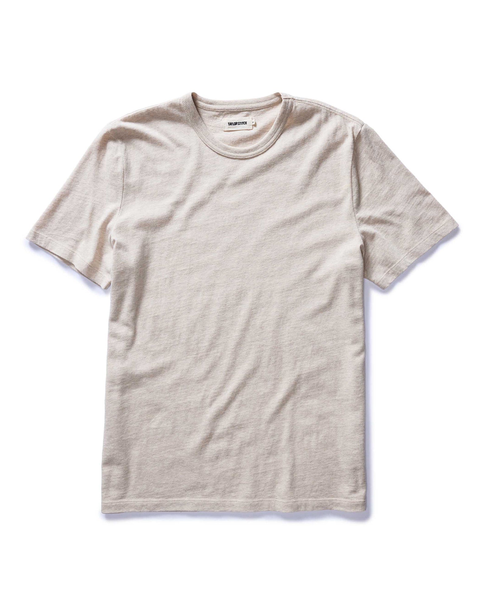 The Organic Cotton Tee in Heather Oat
