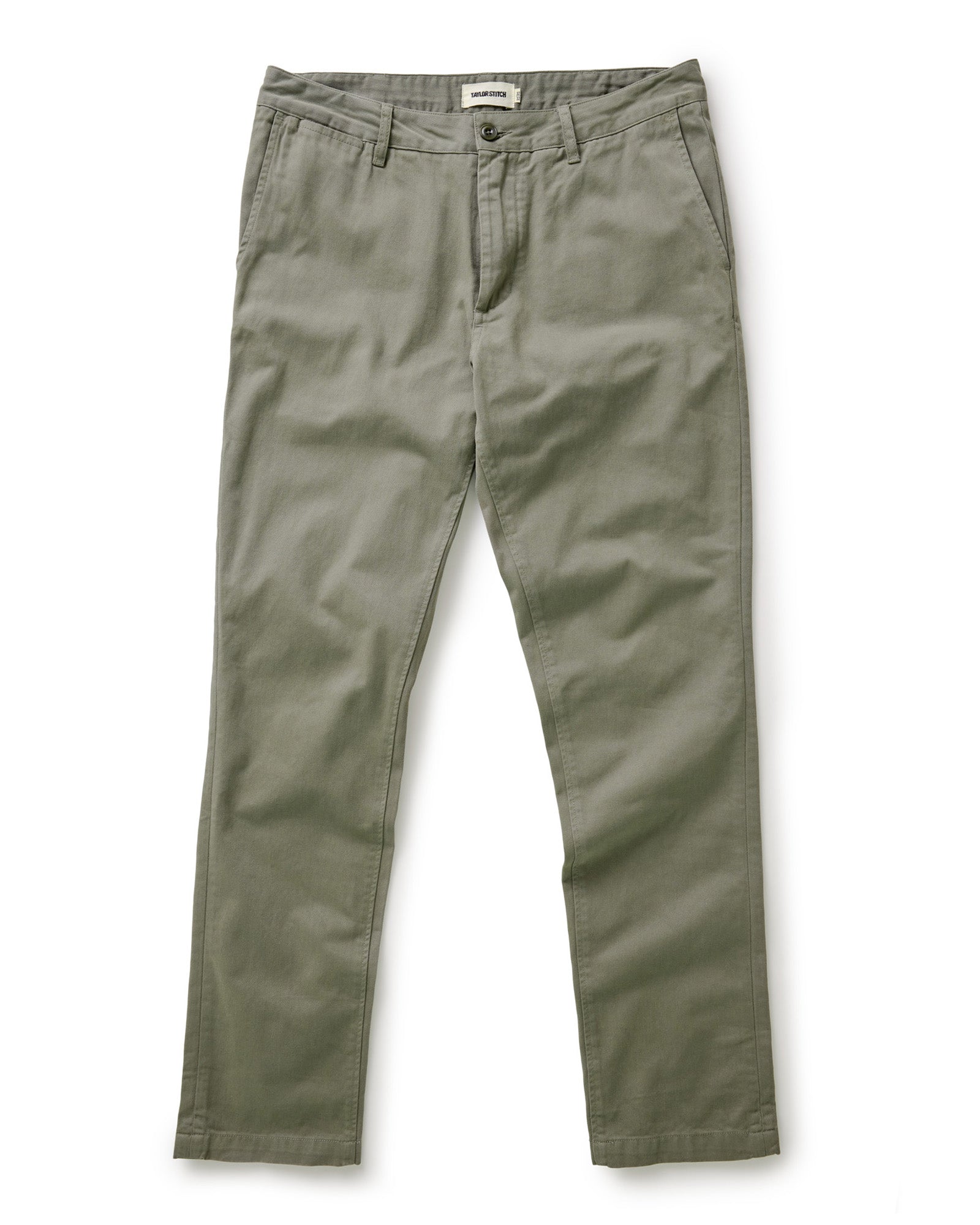 The Slim Foundation Pant in Organic Smoked Olive