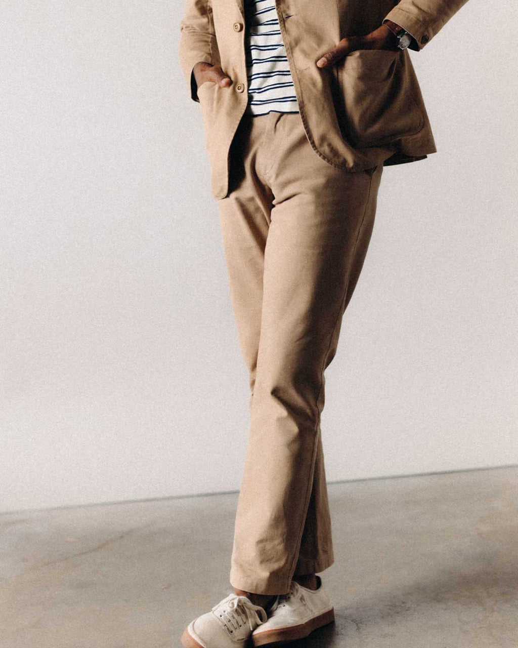 The Democratic Foundation Pant in Organic Khaki