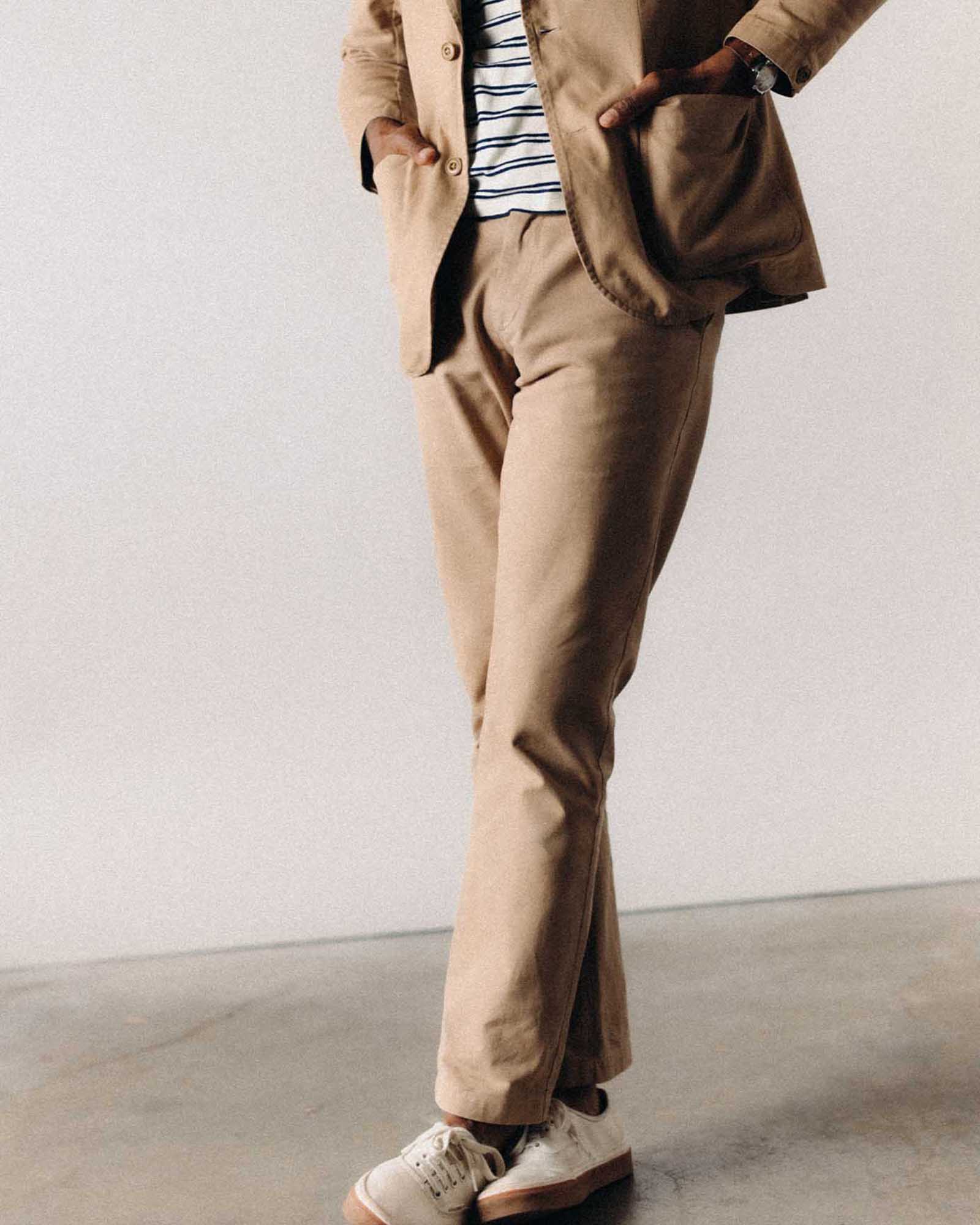 The Democratic Foundation Pant in Organic Khaki