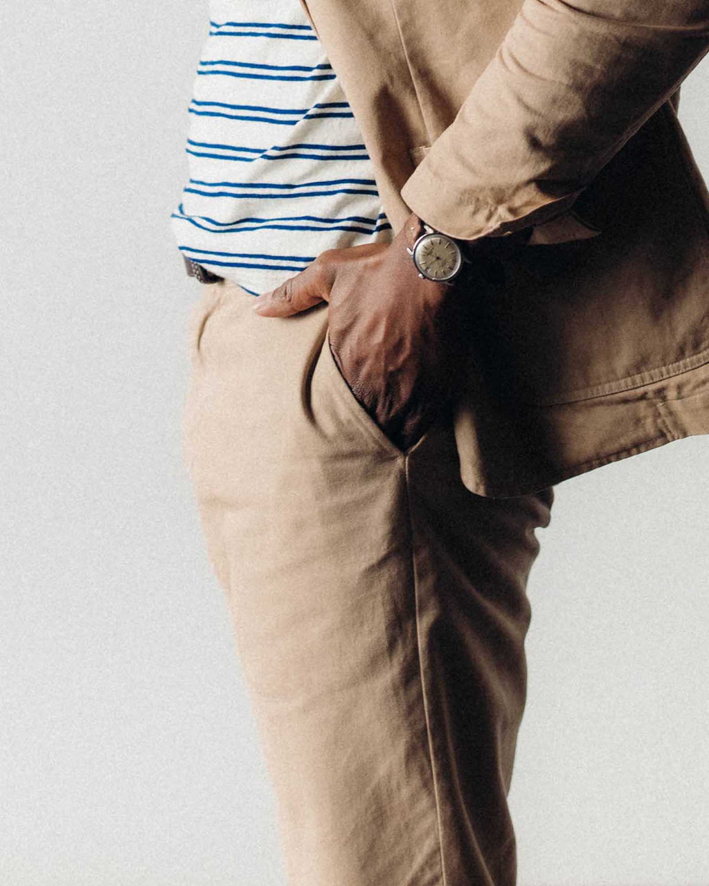 The Democratic Foundation Pant in Organic Khaki