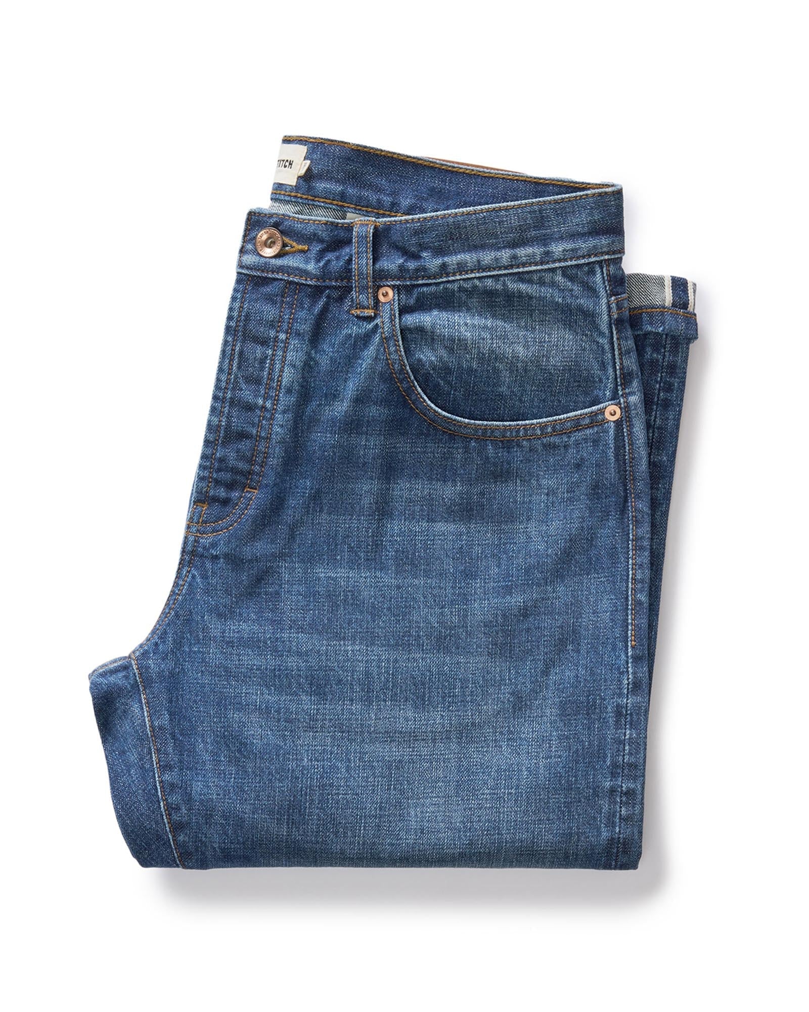 The Democratic Jean in Mid Wash Organic Selvedge