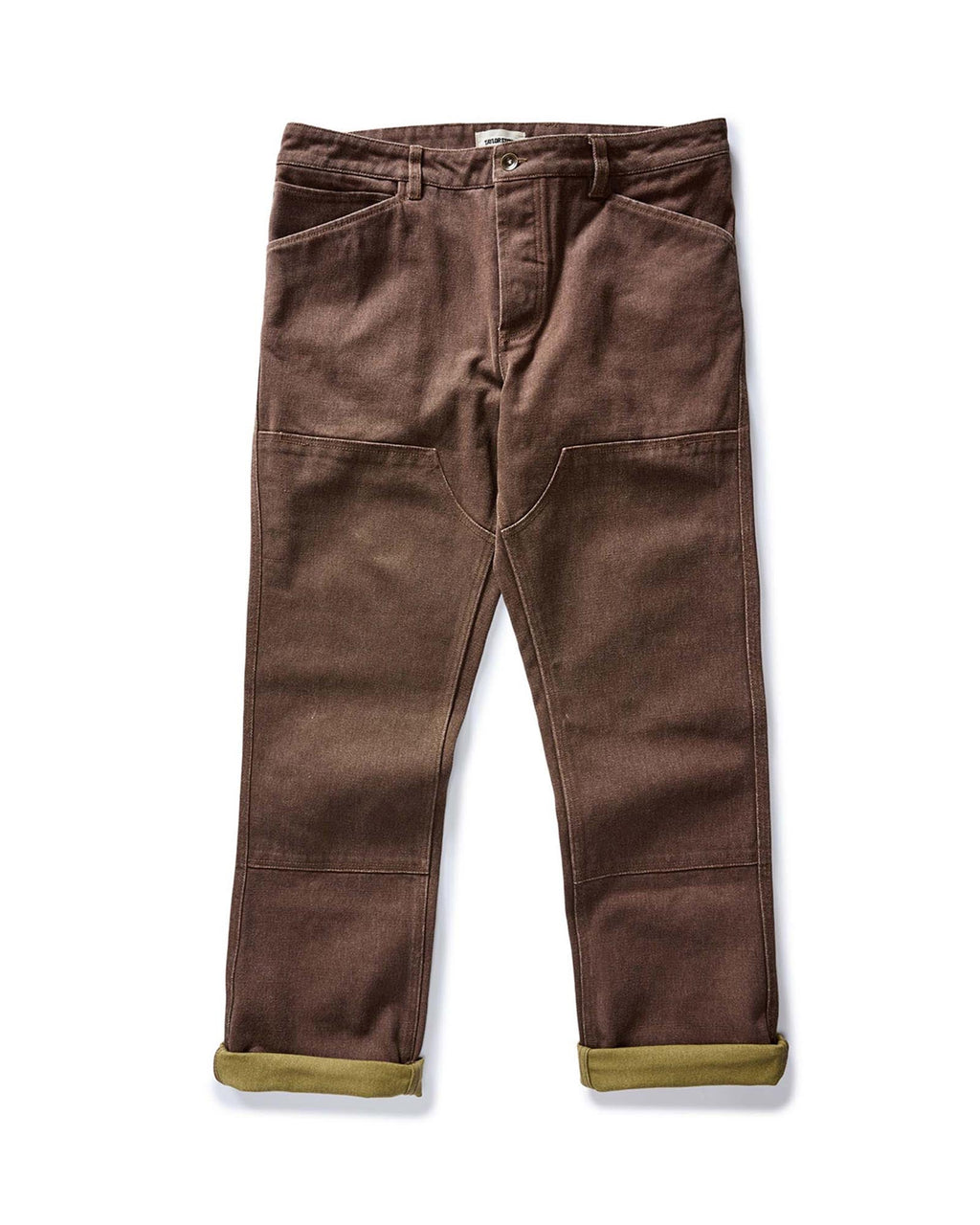 The Chore Pant in Aged Penny Chipped Canvas