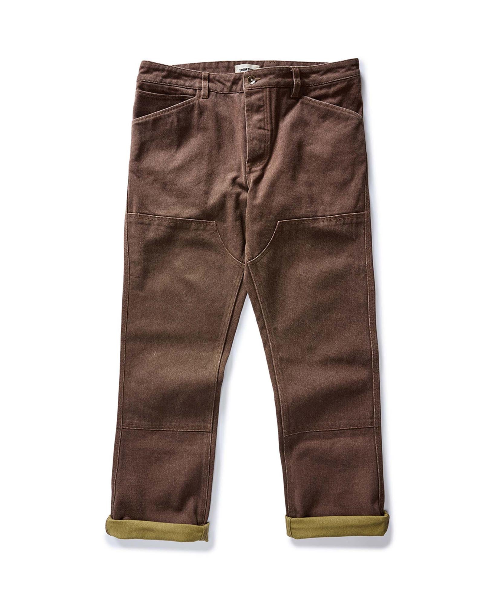 The Chore Pant in Aged Penny Chipped Canvas