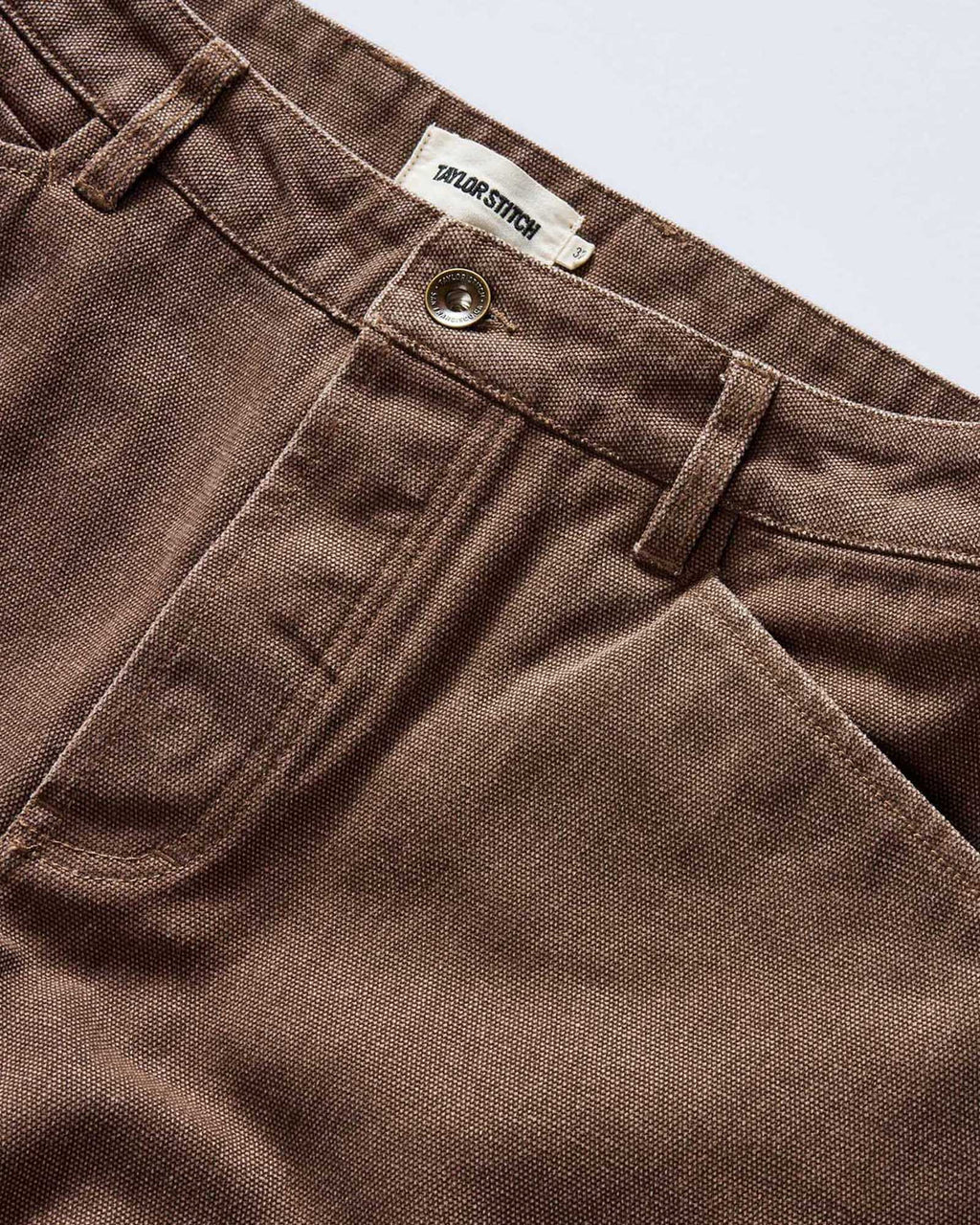 The Chore Pant in Aged Penny Chipped Canvas