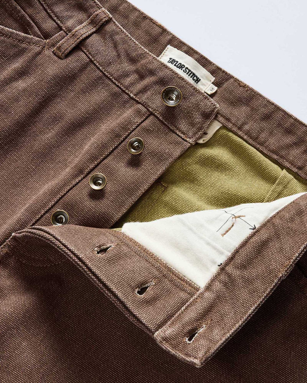 The Chore Pant in Aged Penny Chipped Canvas