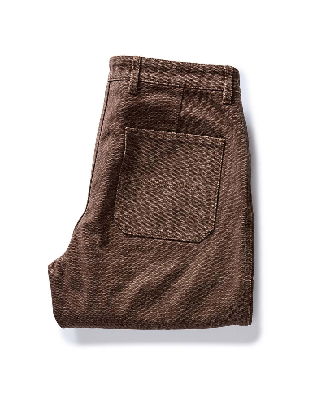 The Chore Pant in Aged Penny Chipped Canvas