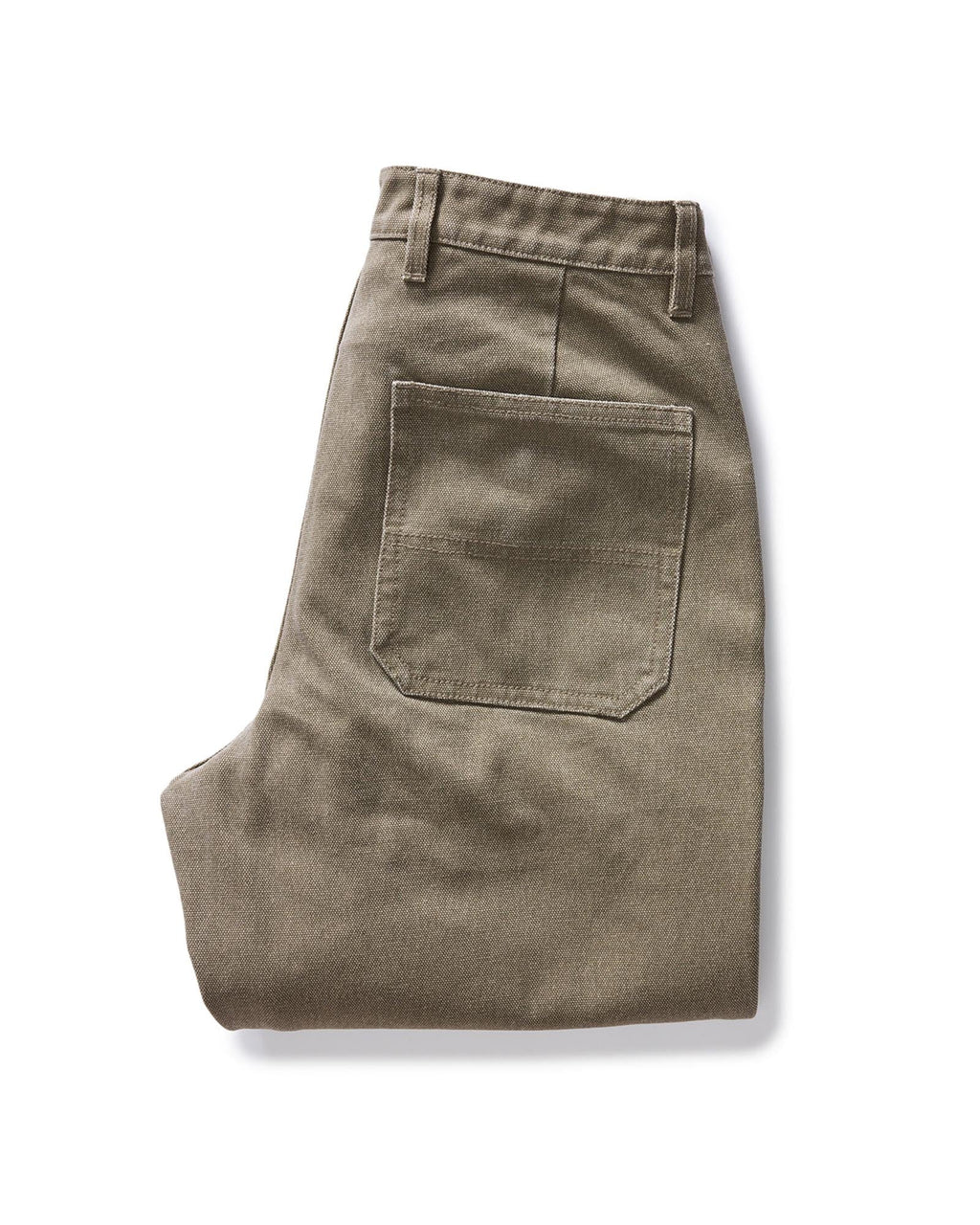 The Chore Pant in Stone Chipped Canvas