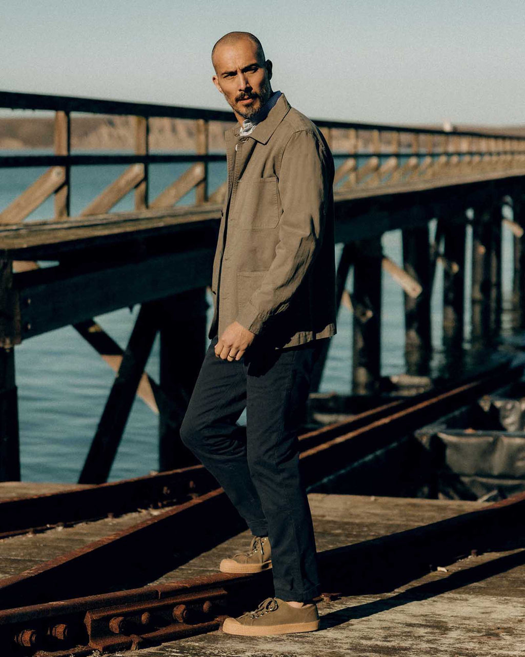 The Democratic Foundation Pant in Organic Navy