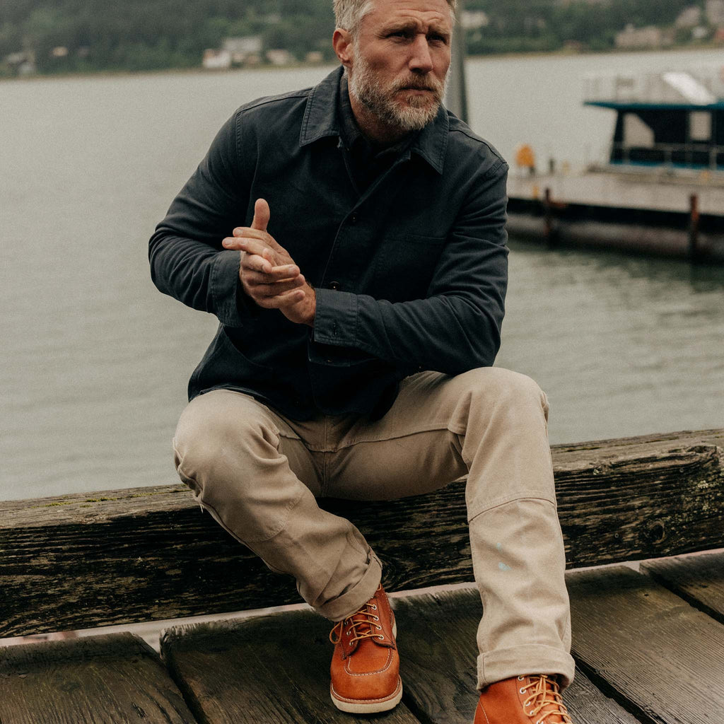 The Ojai Jacket in Organic Navy Foundation Twill