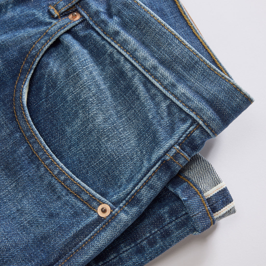 The Democratic Jean in Mid Wash Organic Selvedge