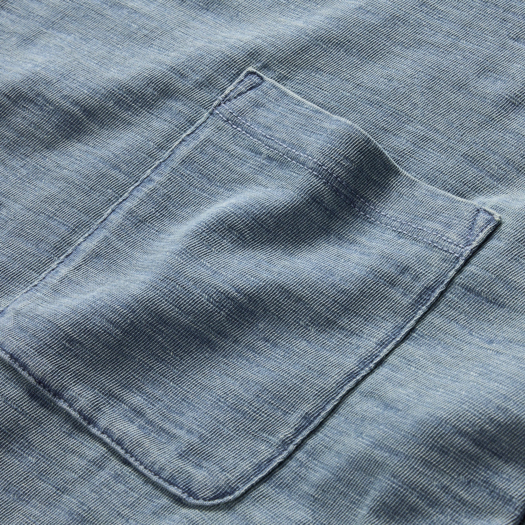 The Organic Cotton Tee in Washed Indigo