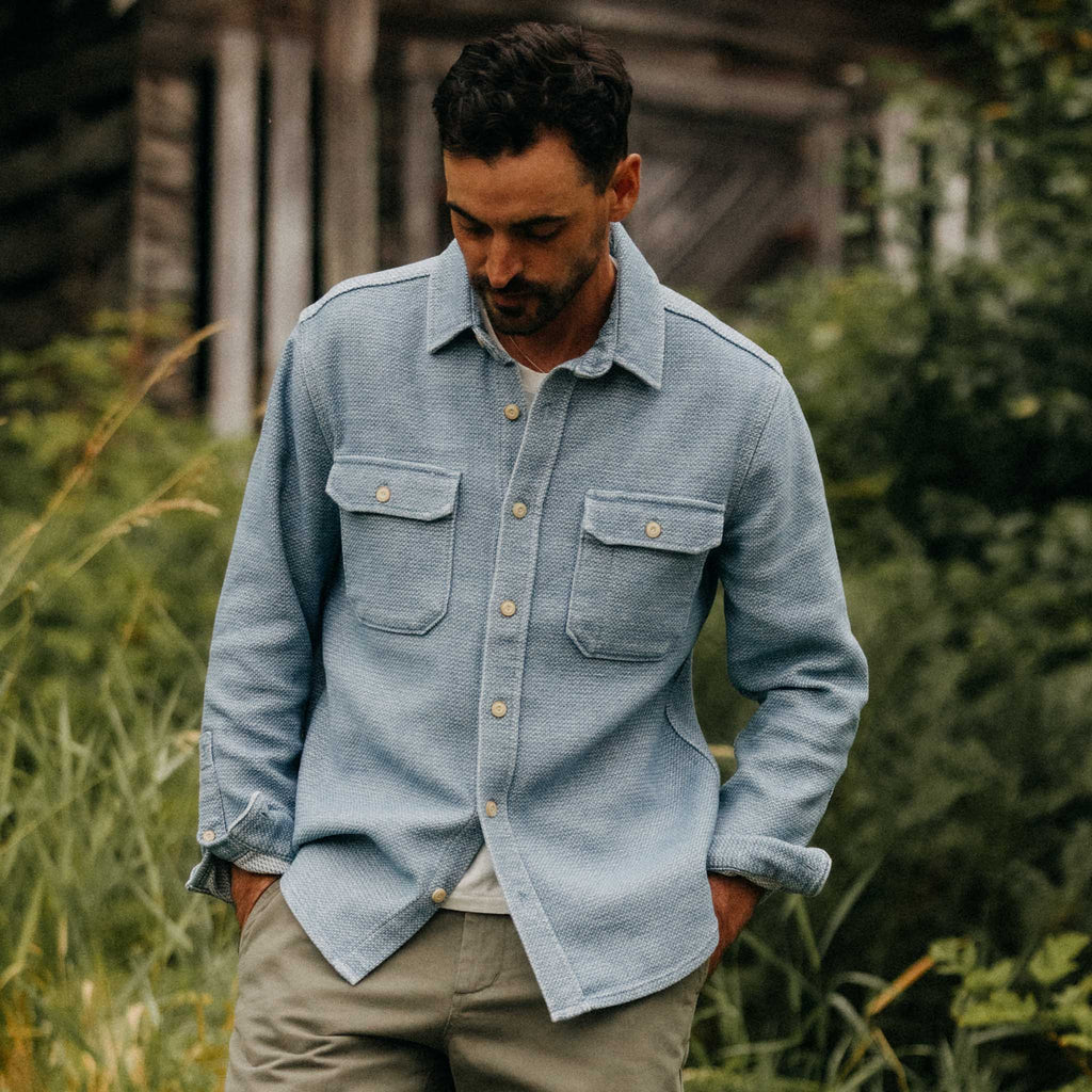 The Division Shirt in Washed Indigo