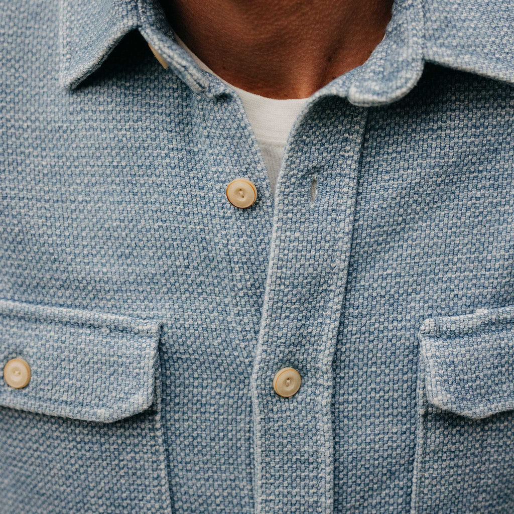 The Division Shirt in Washed Indigo