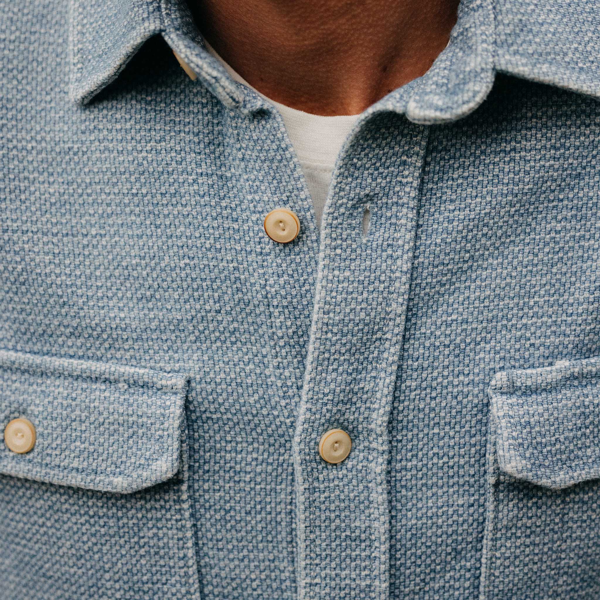 The Division Shirt in Washed Indigo