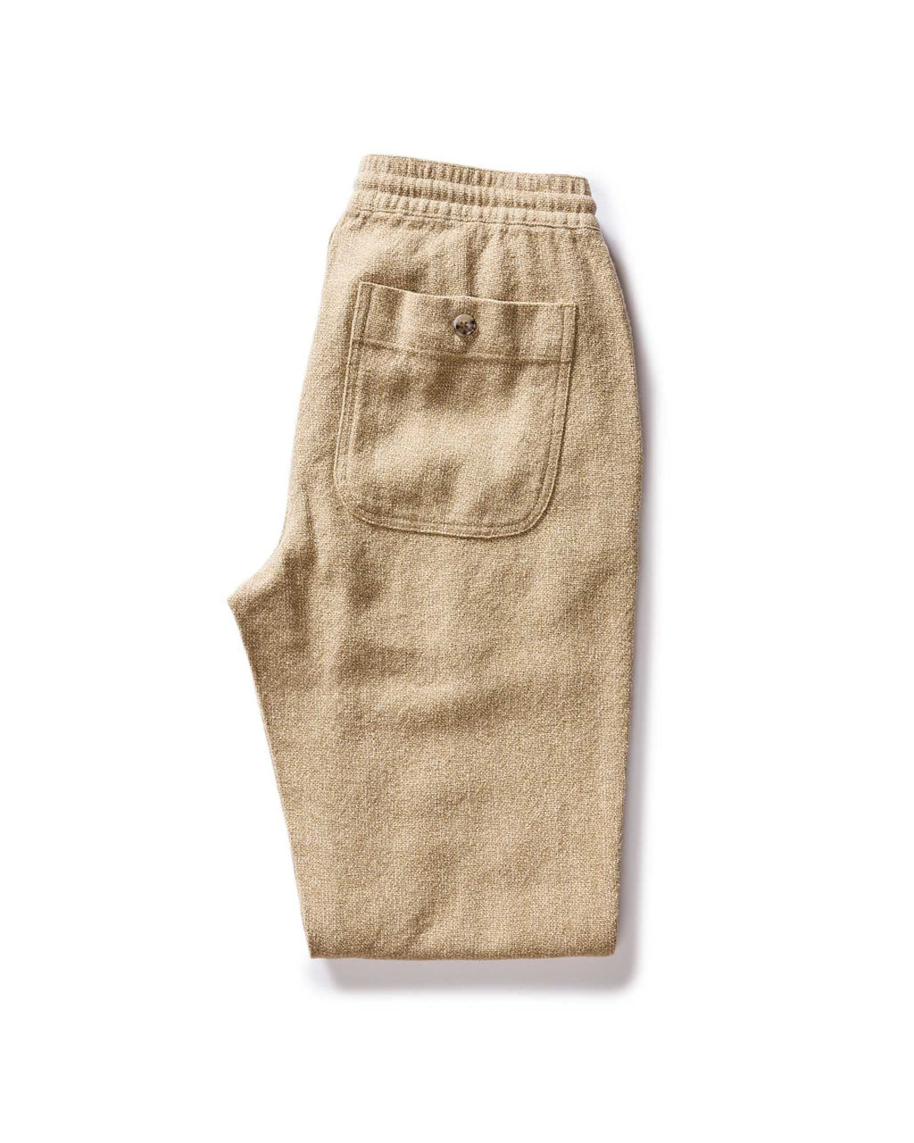 The Apres Pant in Oat Linen Tweed