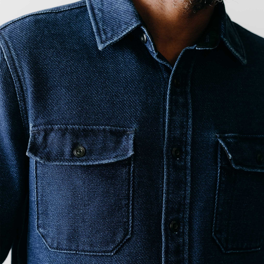 The Division Shirt in Indigo Twill