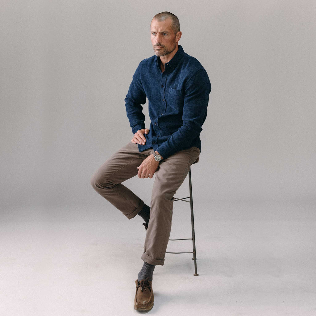 The Jack in Rinsed Indigo Waffle