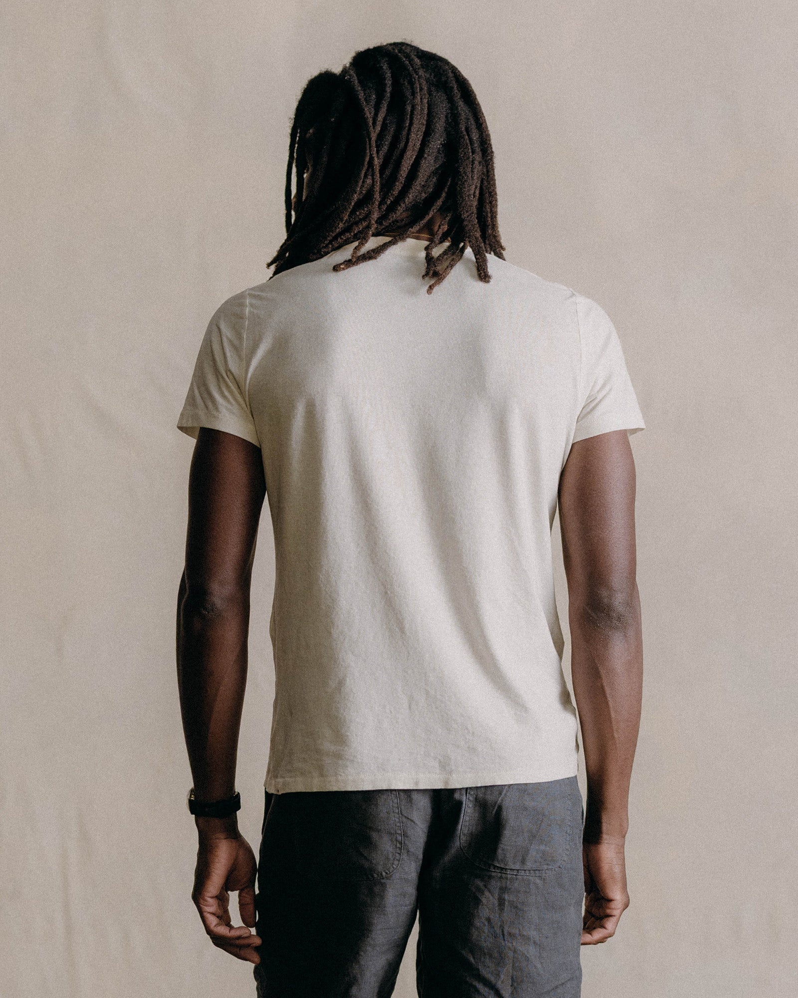 The Cotton Hemp Tee in Natural
