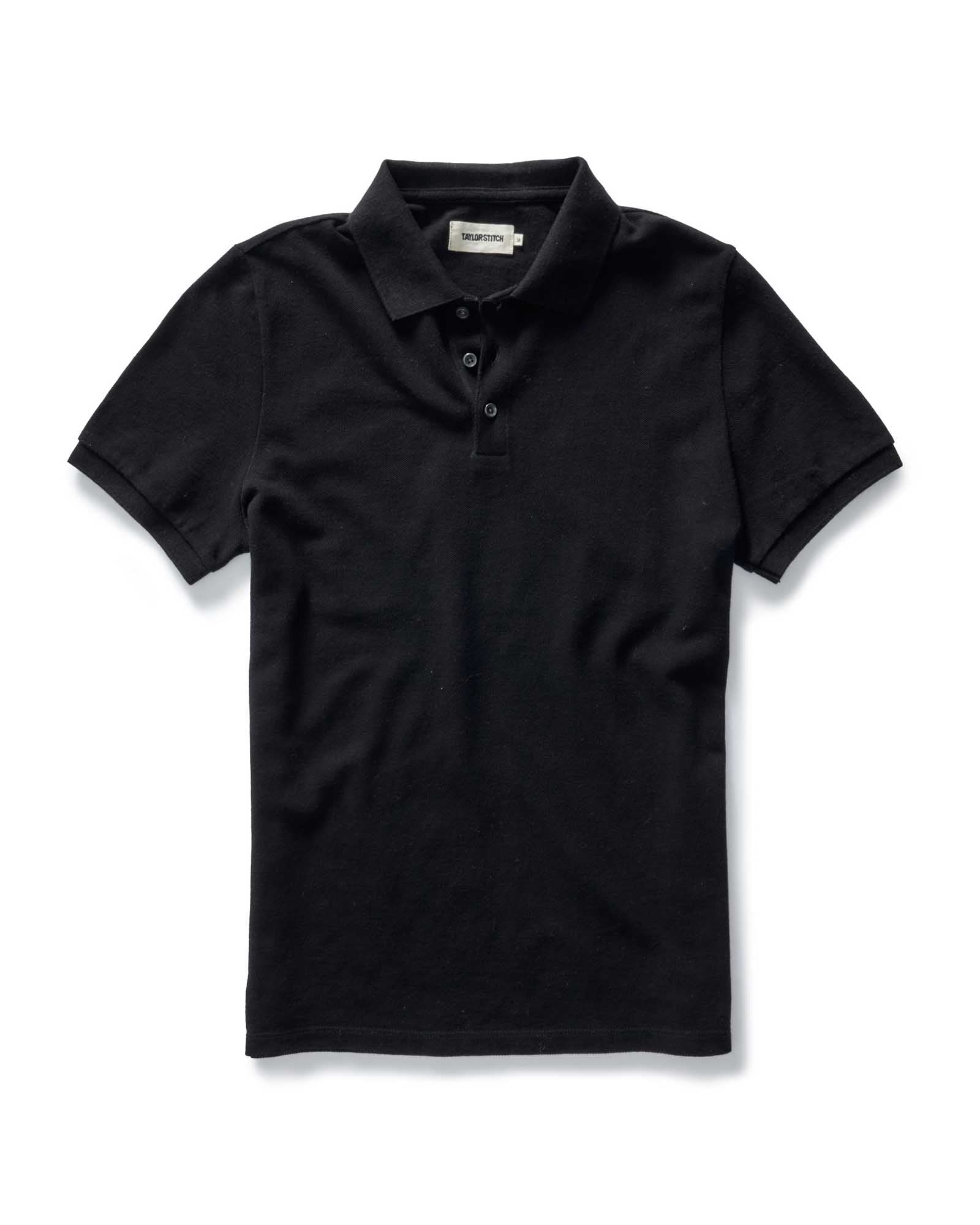 The Pacific Polo in Black Indigo Pique