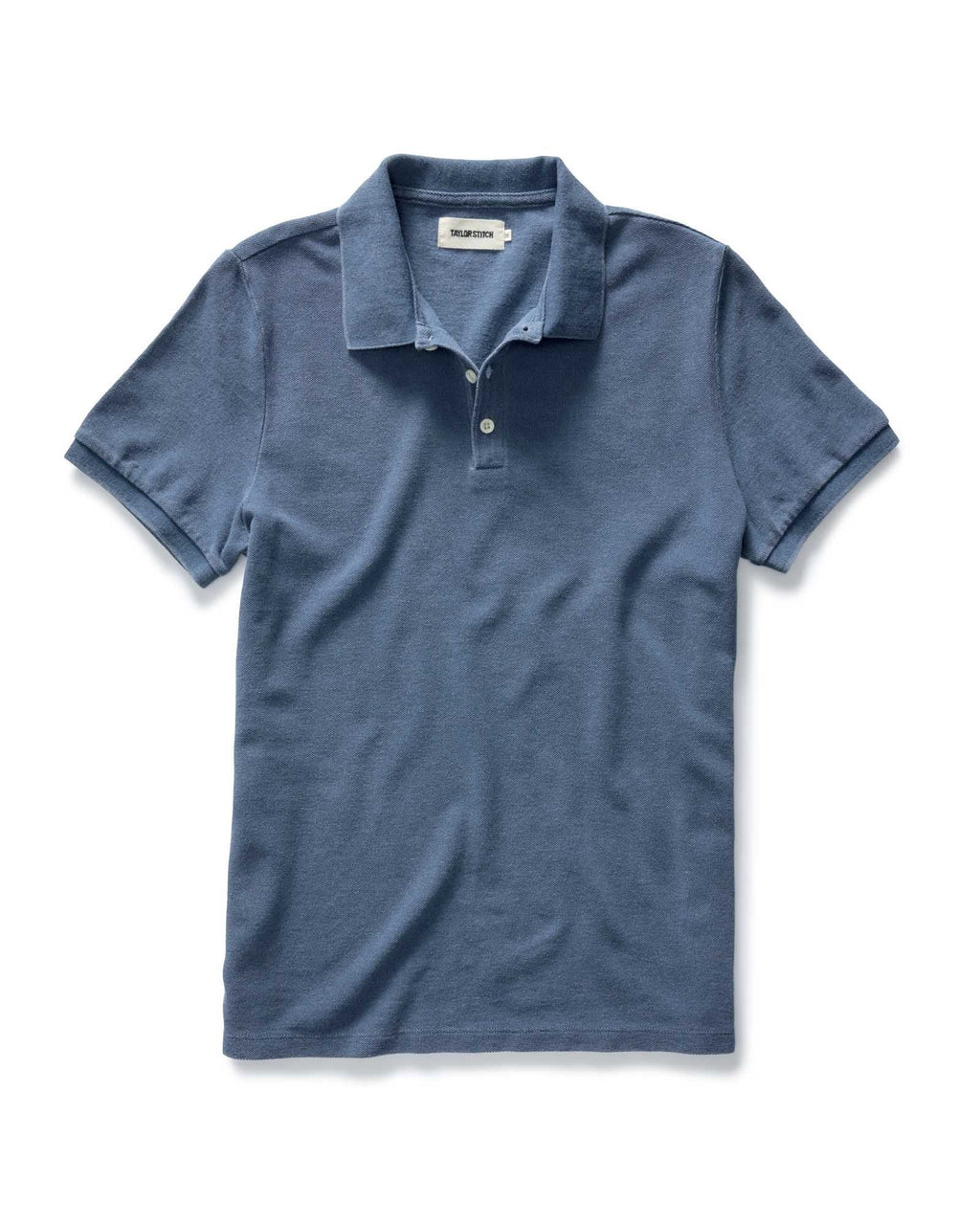 The Pacific Polo in Washed Indigo Pique
