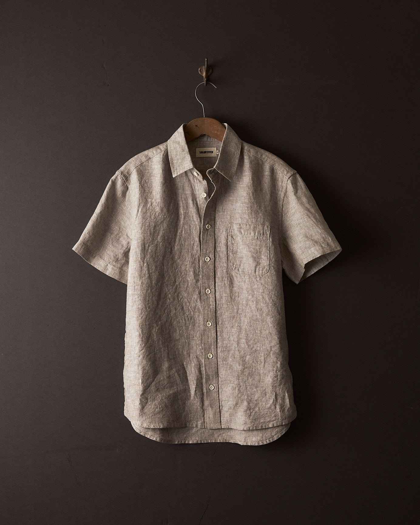 The Short Sleeve California in Morel Hemp