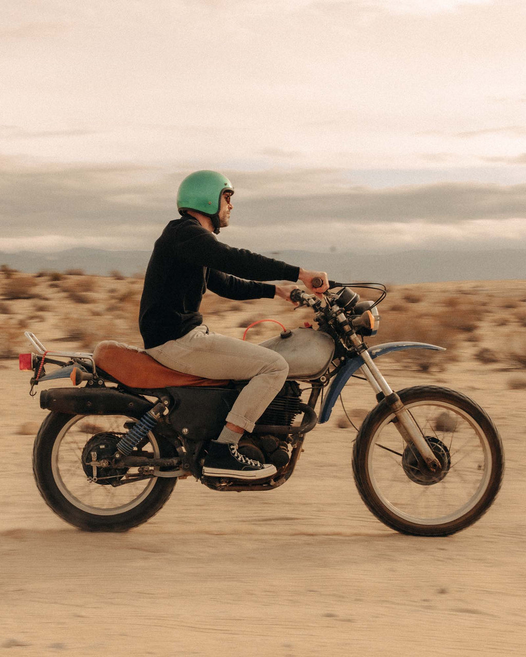 The Apres Crew in Black Indigo Terry