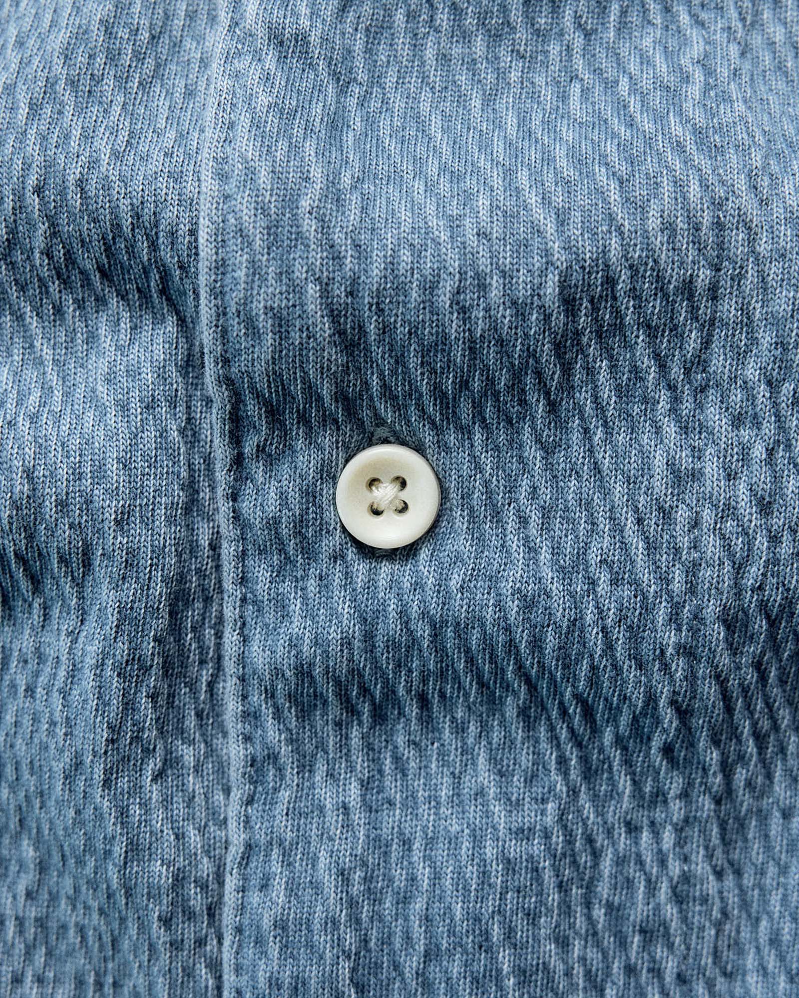 The Hawthorne Shirt in Washed Indigo Crepe