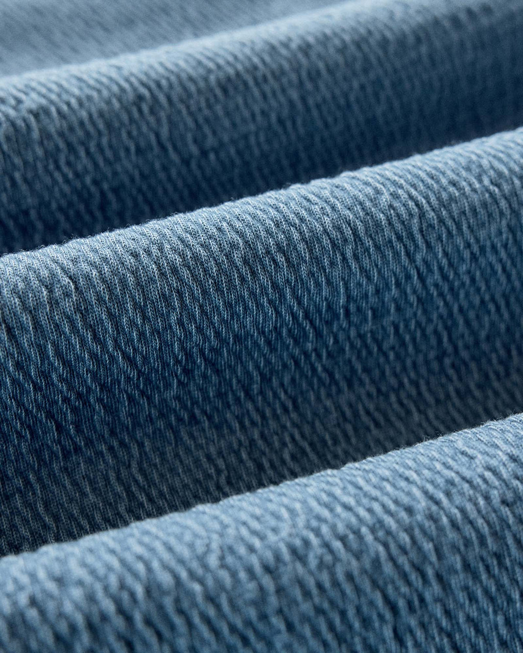 The Hawthorne Shirt in Washed Indigo Crepe