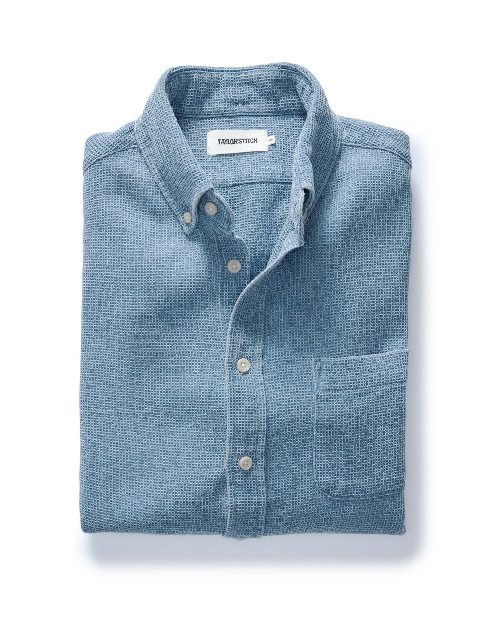 The Jack in Washed Indigo Waffle