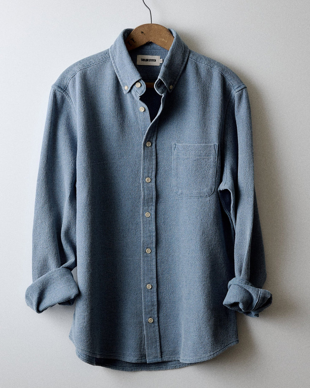 The Jack in Washed Indigo Waffle