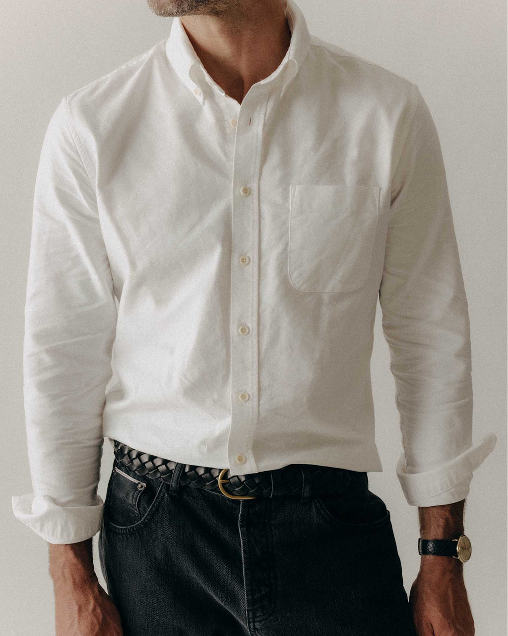 The Jack in White Everyday Oxford