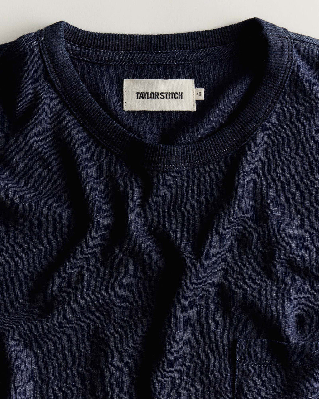 The Organic Cotton Tee in Rinsed Indigo