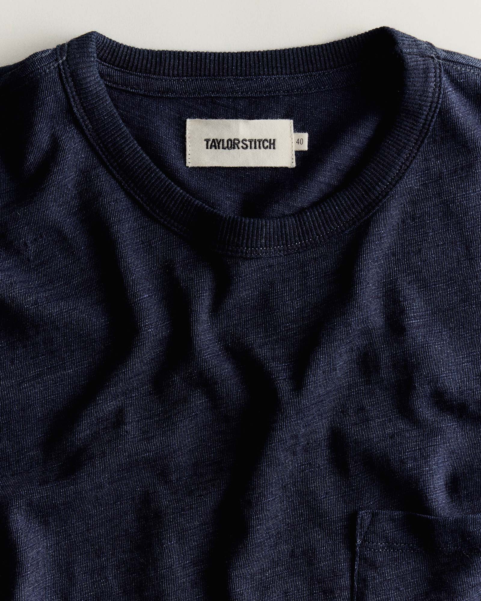 The Organic Cotton Tee in Rinsed Indigo