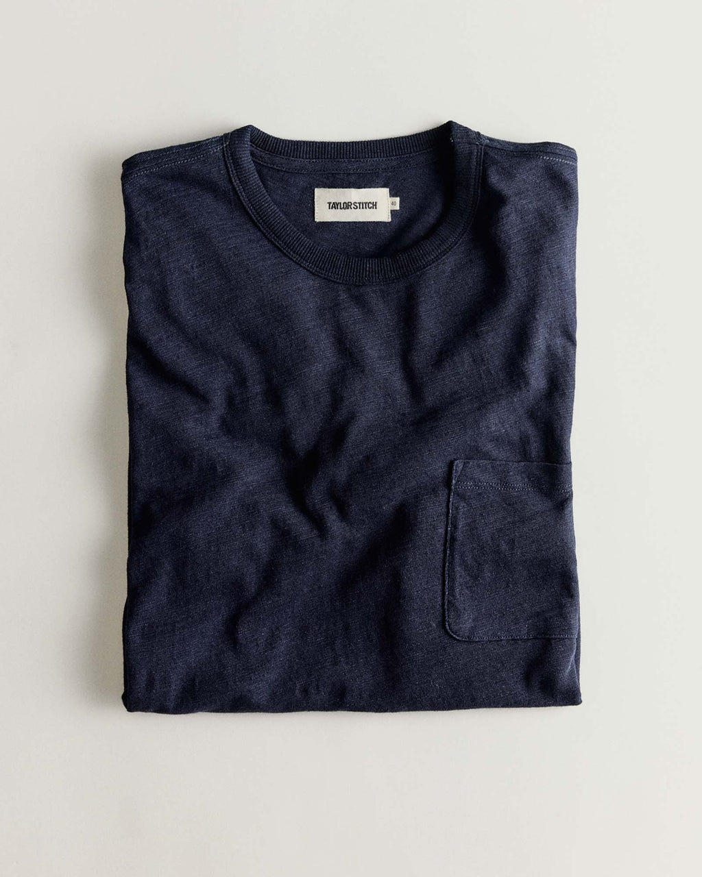 The Organic Cotton Tee in Rinsed Indigo