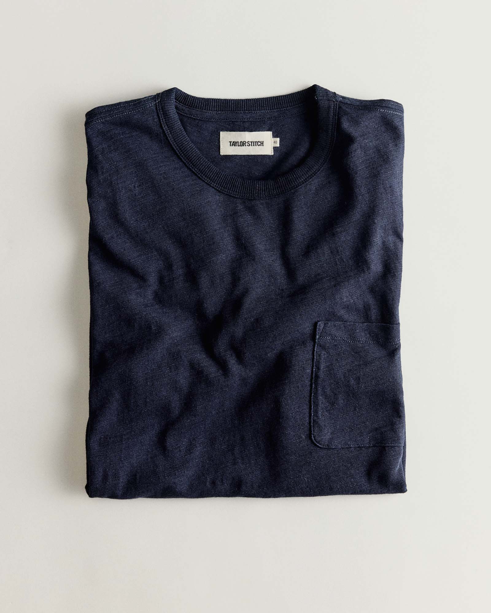 The Organic Cotton Tee in Rinsed Indigo