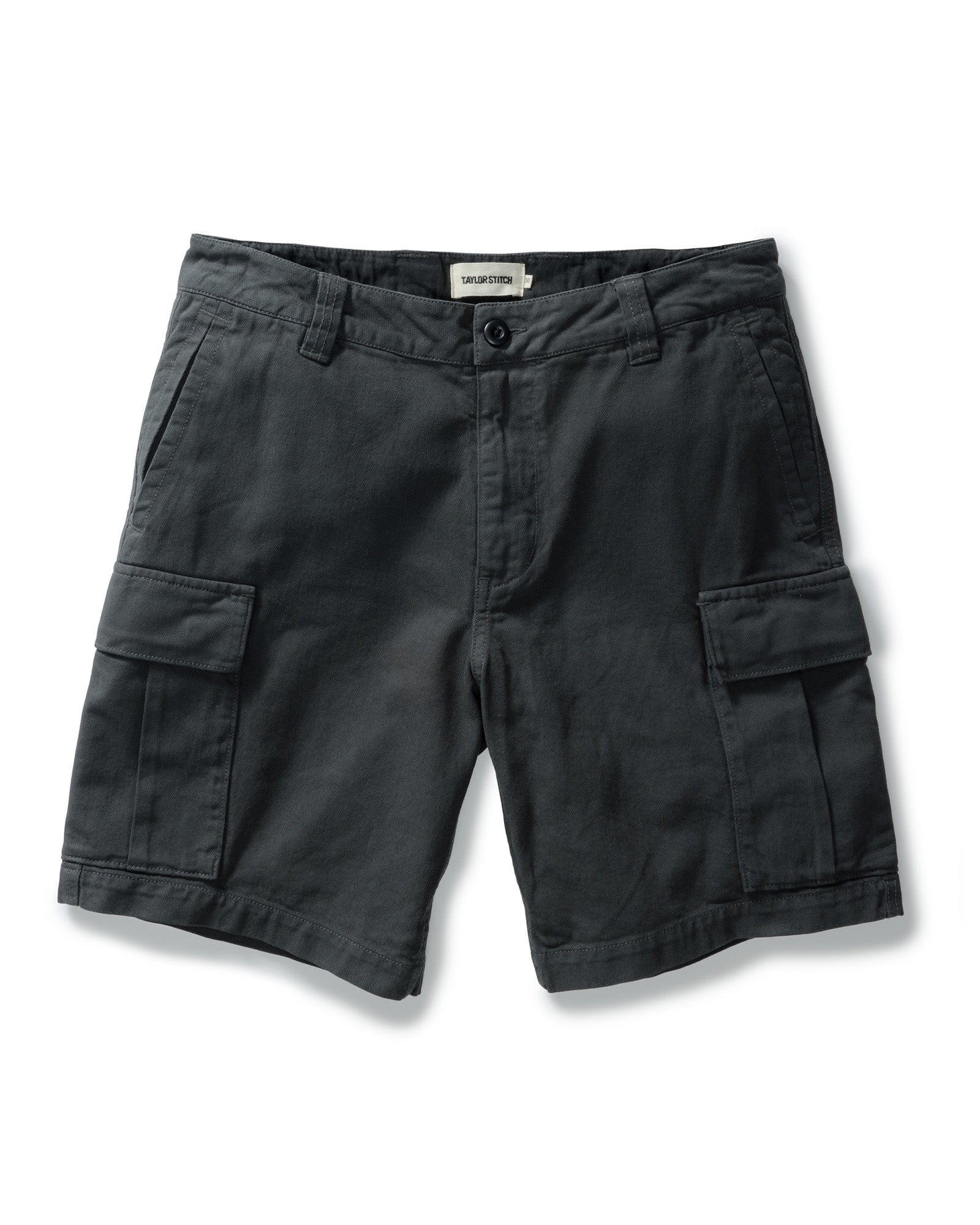 The Tommie Short in Faded Black Broken Twill