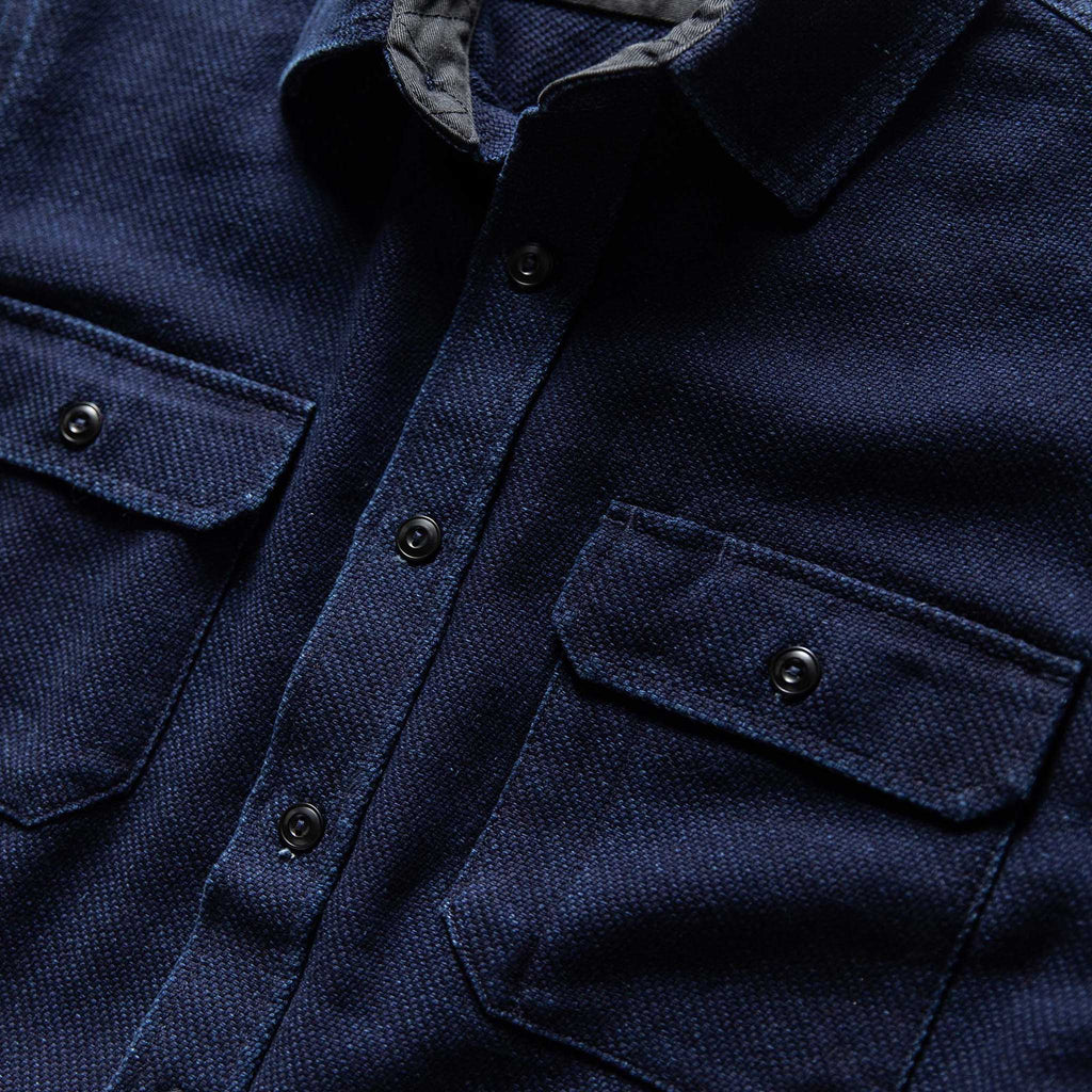 The Division Shirt in Indigo Twill