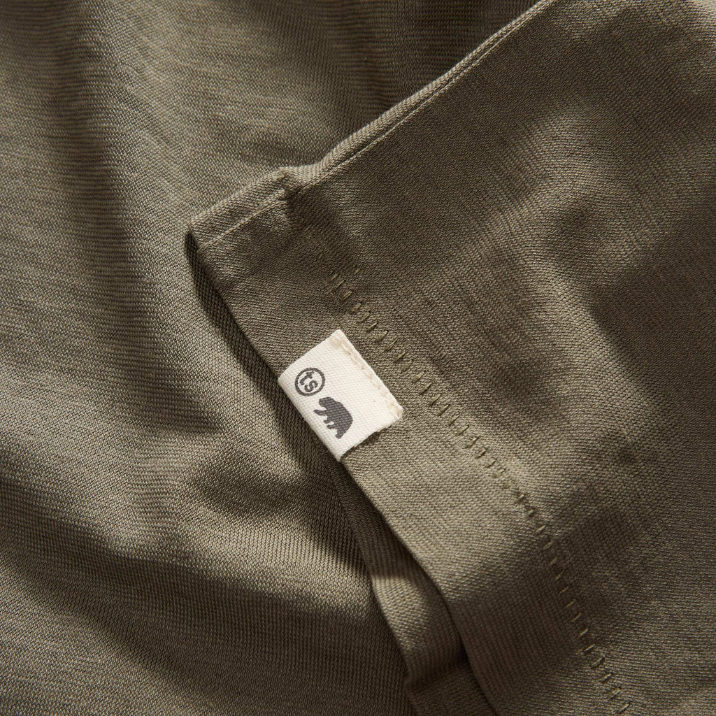 The Cotton Hemp Tee in Olive